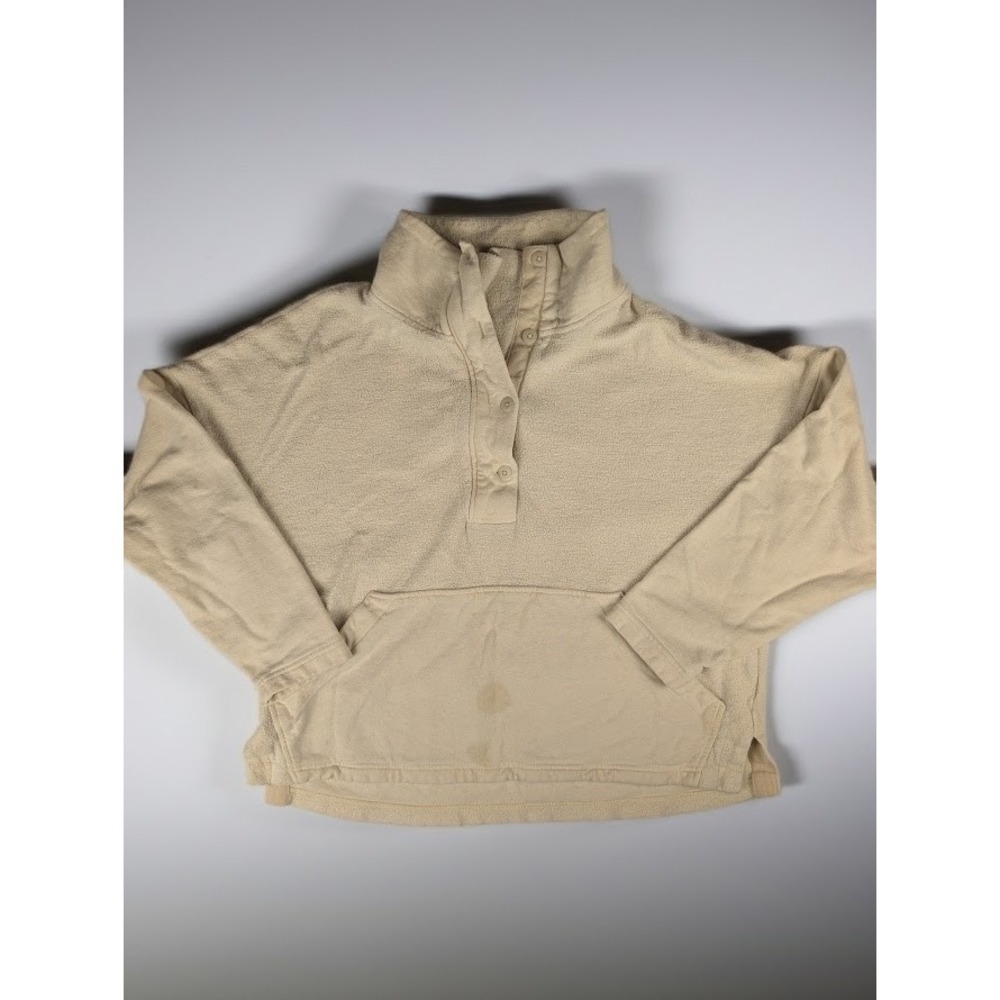 REI Co-op Wallace Lake Fleece Pullover Women's Large Beige